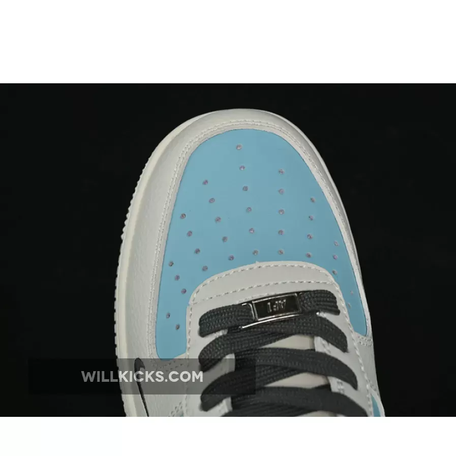 AIR FORCE 1 07 LOW WHITE/GREY/BLUE AIR FORCE 1 07 LOW WHITE/GREY/BLUE