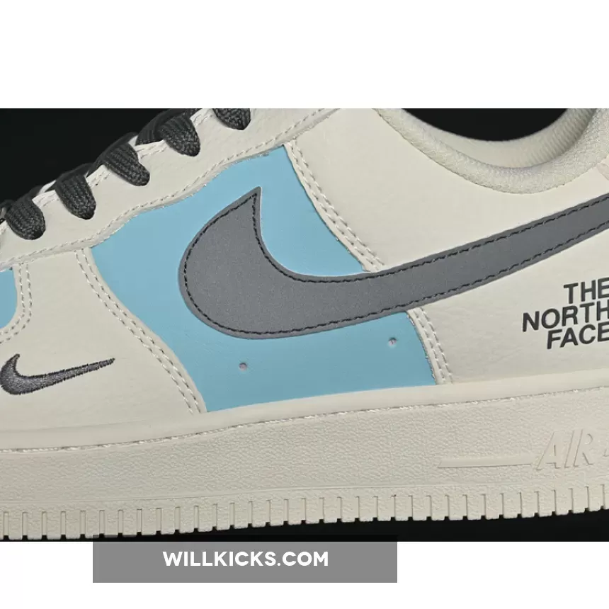 AIR FORCE 1 07 LOW WHITE/GREY/BLUE AIR FORCE 1 07 LOW WHITE/GREY/BLUE
