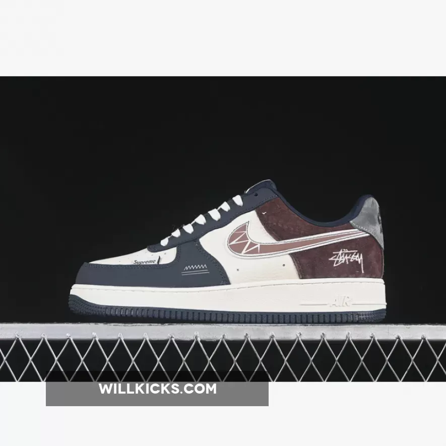 AIR FORCE 1 07 LOW WHITE/GREY/BLUE/RED