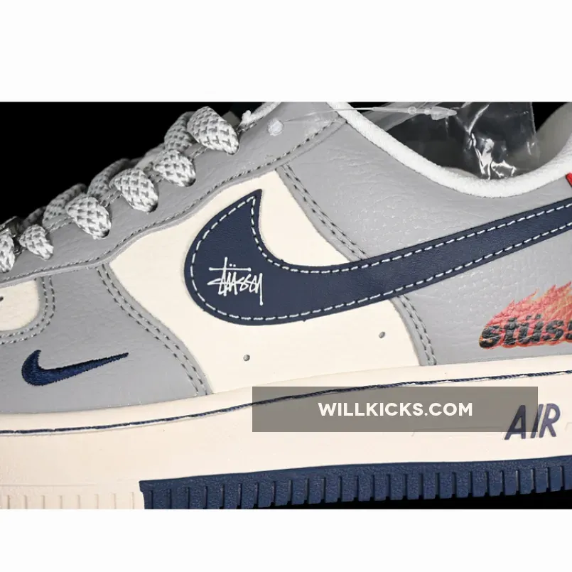 AIR FORCE 1 07 LOW WHITE/GREY/BLUE/RED AIR FORCE 1 07 LOW WHITE/GREY/BLUE/RED