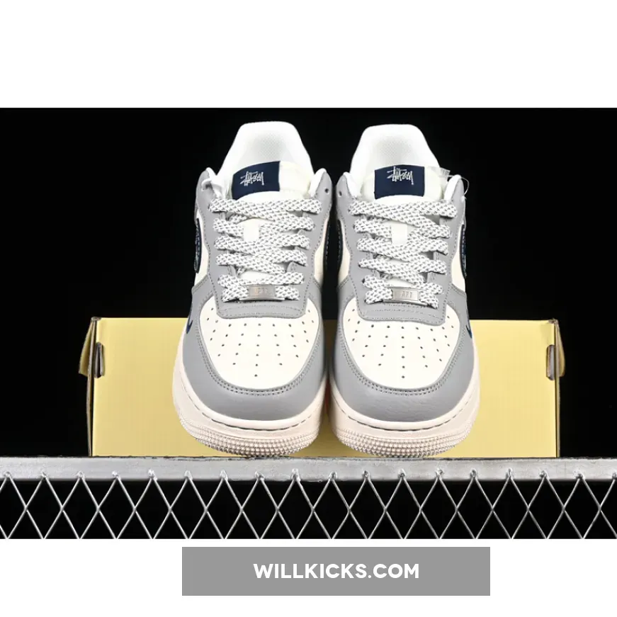 AIR FORCE 1 07 LOW WHITE/GREY/BLUE/RED AIR FORCE 1 07 LOW WHITE/GREY/BLUE/RED