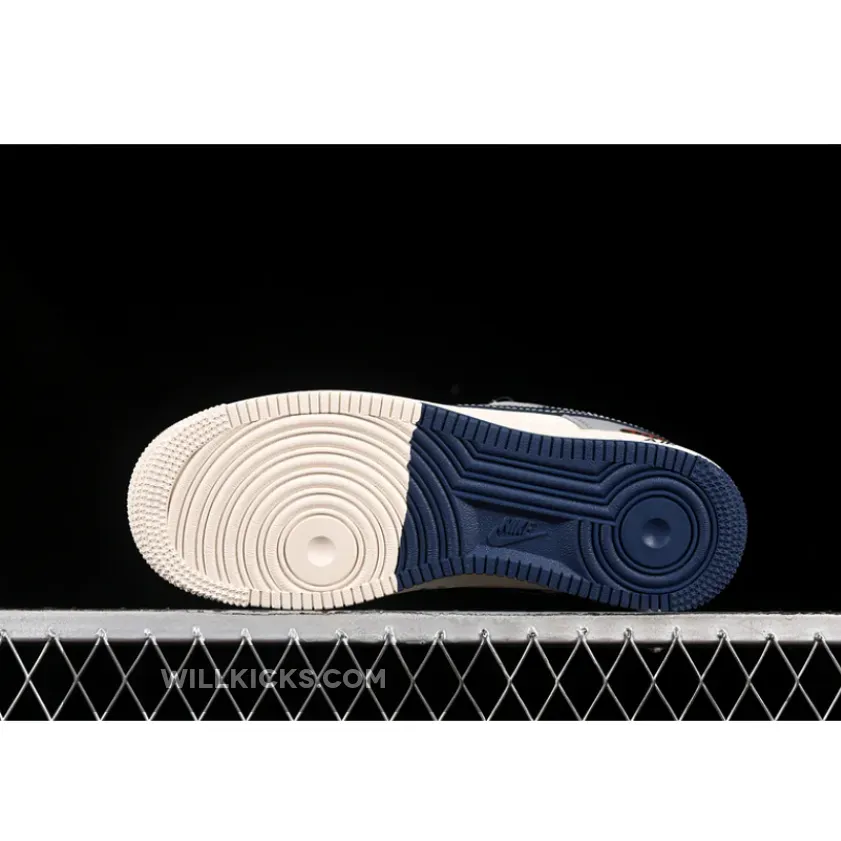 AIR FORCE 1 07 LOW WHITE/GREY/BLUE/RED AIR FORCE 1 07 LOW WHITE/GREY/BLUE/RED