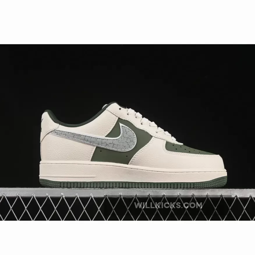 AIR FORCE 1 07 LOW WHITE/GREY/GREEN
