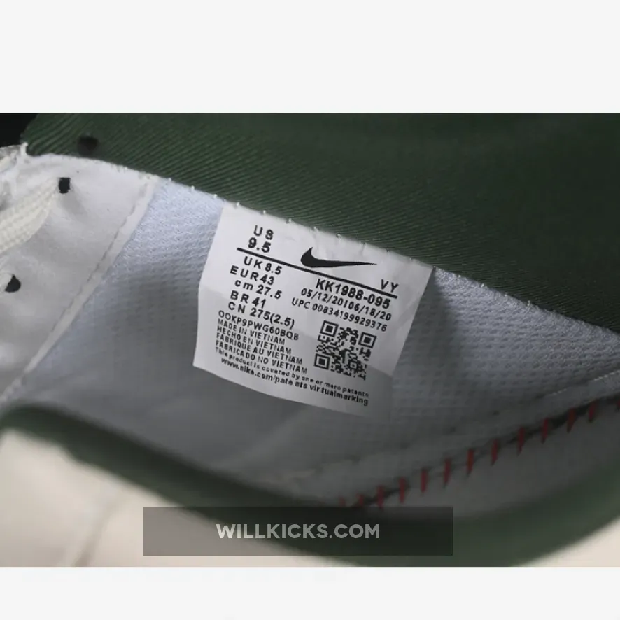 AIR FORCE 1 07 LOW WHITE/GREY/GREEN AIR FORCE 1 07 LOW WHITE/GREY/GREEN