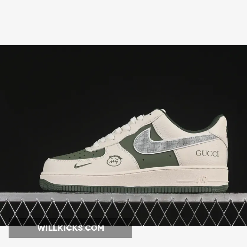 AIR FORCE 1 07 LOW WHITE/GREY/GREEN AIR FORCE 1 07 LOW WHITE/GREY/GREEN