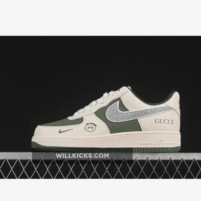 AIR FORCE 1 07 LOW WHITE/GREY/GREEN AIR FORCE 1 07 LOW WHITE/GREY/GREEN