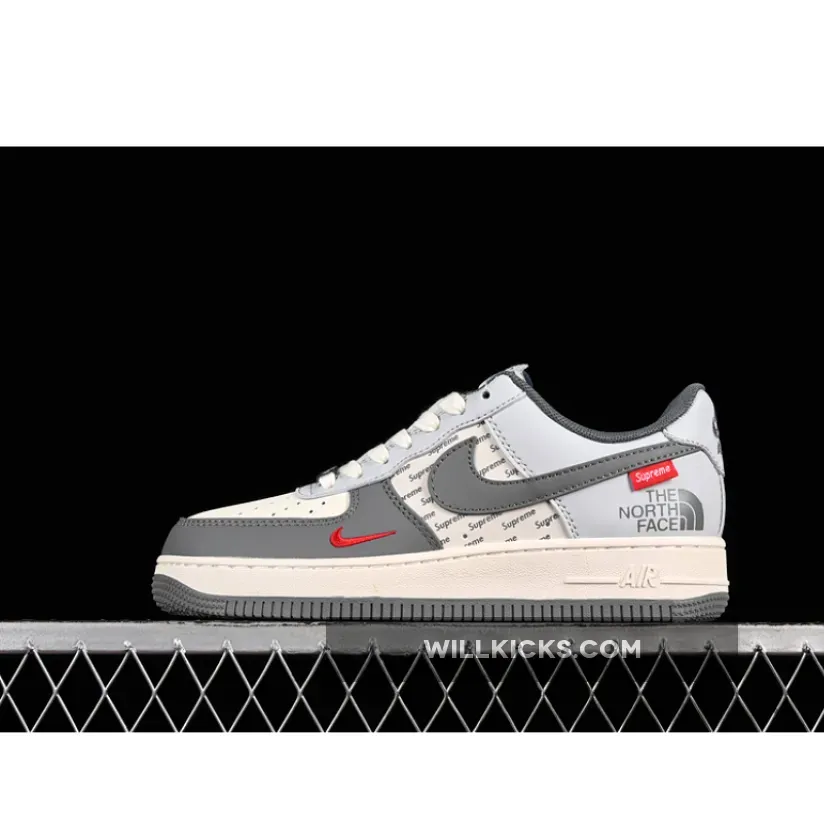 AIR FORCE 1 07 LOW WHITE/GREY/RED