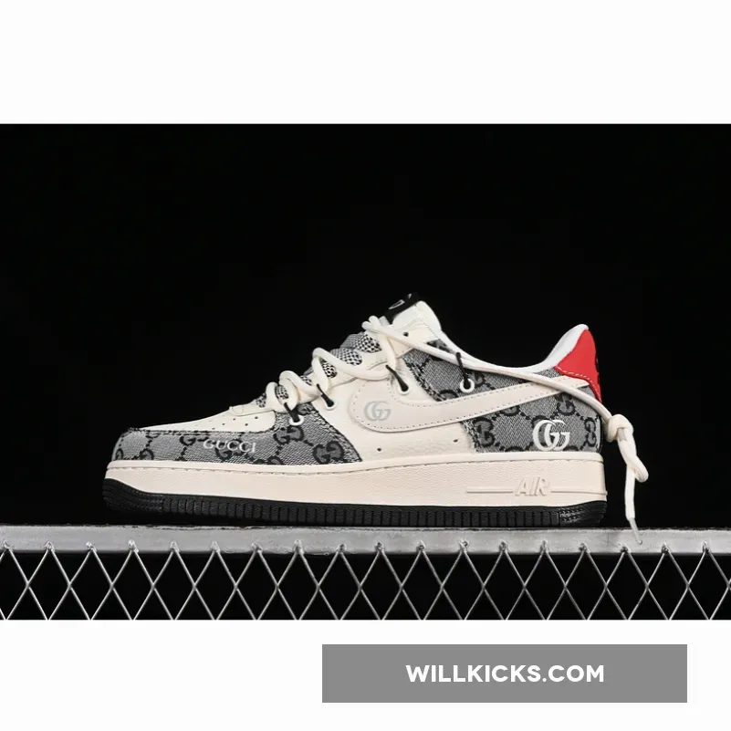 AIR FORCE 1 07 LOW WHITE/GREY/RED
