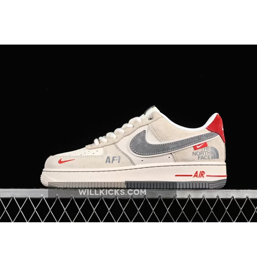AIR FORCE 1 07 LOW WHITE/GREY/RED