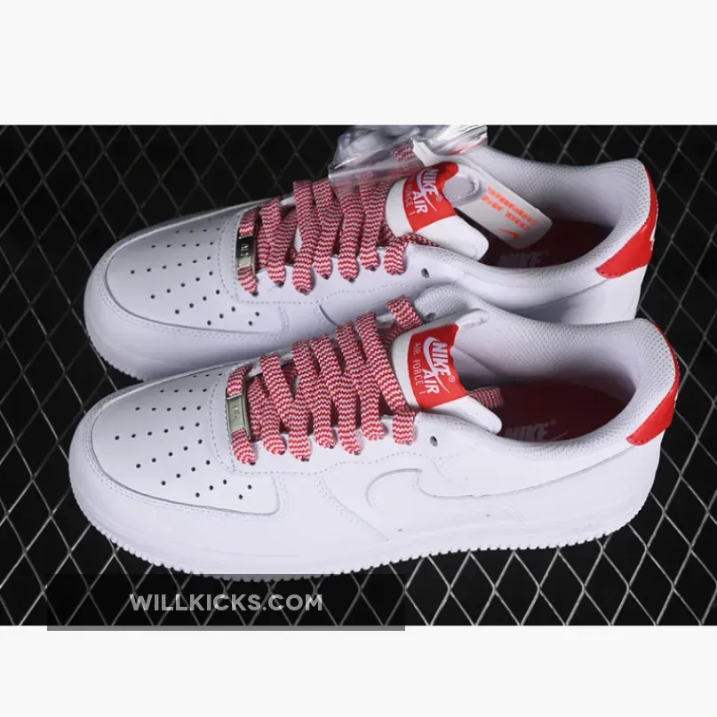 AIR FORCE 1 07 LOW WHITE/PINK FOAM/METALLIC SILVER/LIGHT CRIMSON AIR FORCE 1 07 LOW WHITE/PINK FOAM/METALLIC SILVER/LIGHT CRIMSON