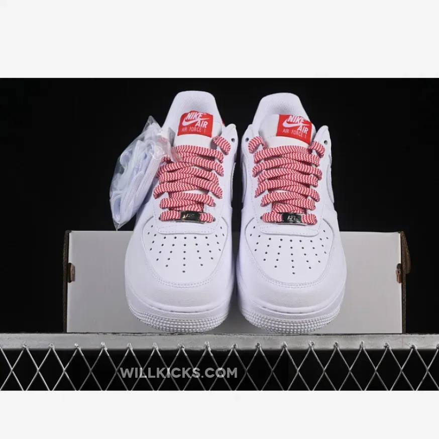 AIR FORCE 1 07 LOW WHITE/PINK FOAM/METALLIC SILVER/LIGHT CRIMSON AIR FORCE 1 07 LOW WHITE/PINK FOAM/METALLIC SILVER/LIGHT CRIMSON