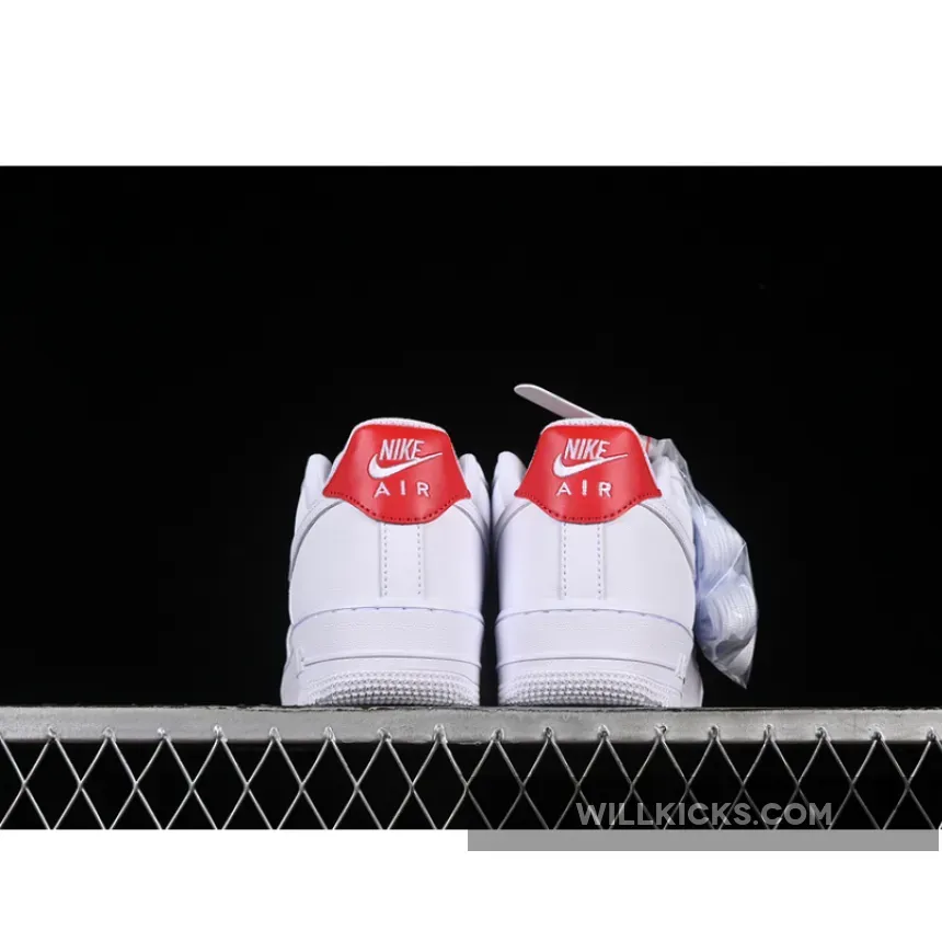 AIR FORCE 1 07 LOW WHITE/PINK FOAM/METALLIC SILVER/LIGHT CRIMSON AIR FORCE 1 07 LOW WHITE/PINK FOAM/METALLIC SILVER/LIGHT CRIMSON