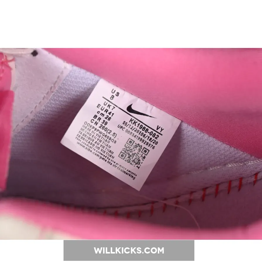 AIR FORCE 1 07 LOW WHITE/PINK AIR FORCE 1 07 LOW WHITE/PINK