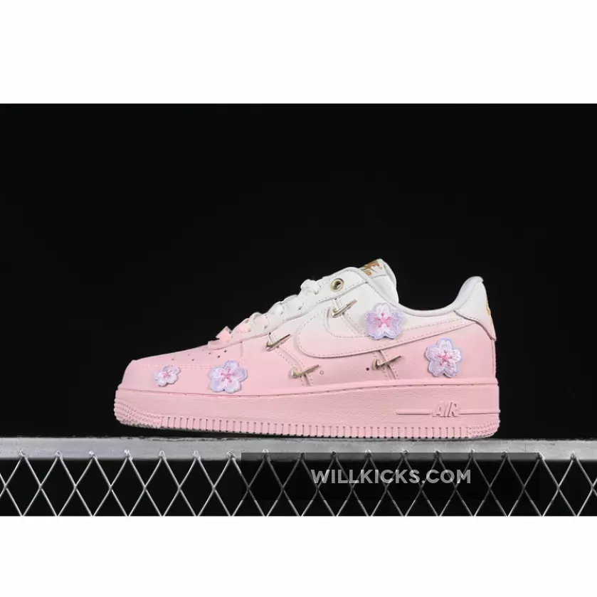 AIR FORCE 1 07 LOW WHITE/PINK/GOLD