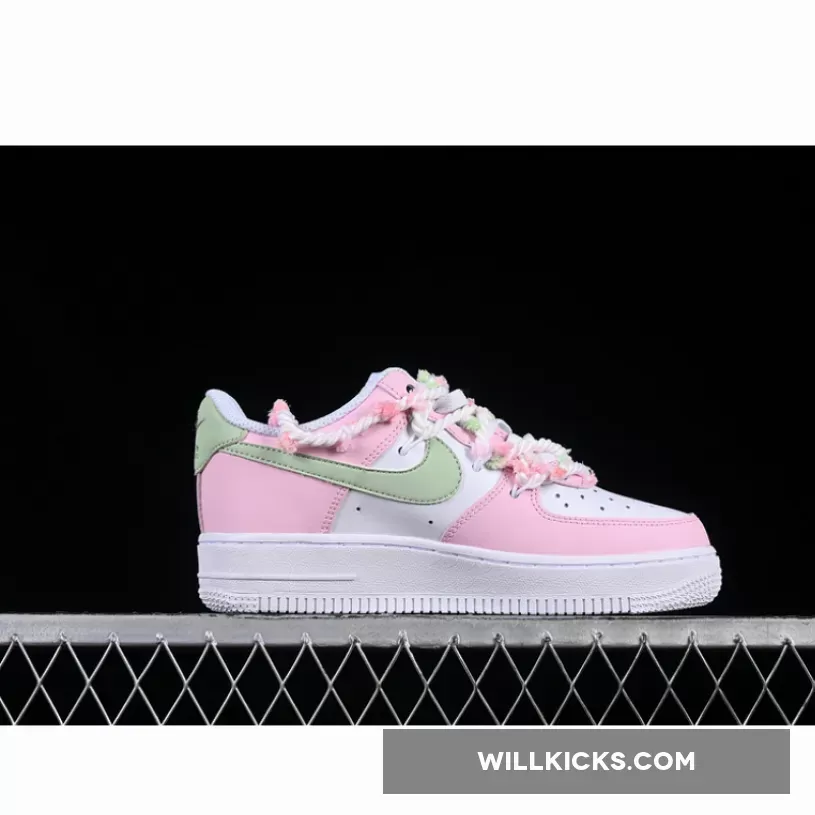 AIR FORCE 1 07 LOW WHITE/PINK/GREEN