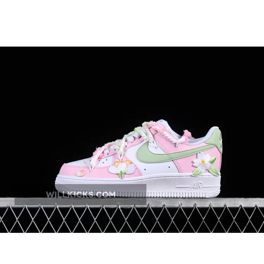 AIR FORCE 1 07 LOW WHITE/PINK/GREEN AIR FORCE 1 07 LOW WHITE/PINK/GREEN