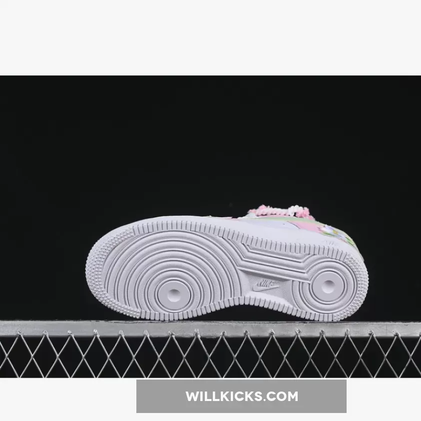 AIR FORCE 1 07 LOW WHITE/PINK/GREEN AIR FORCE 1 07 LOW WHITE/PINK/GREEN