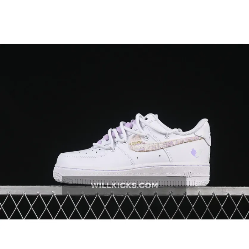 AIR FORCE 1 07 LOW WHITE/PURPLE