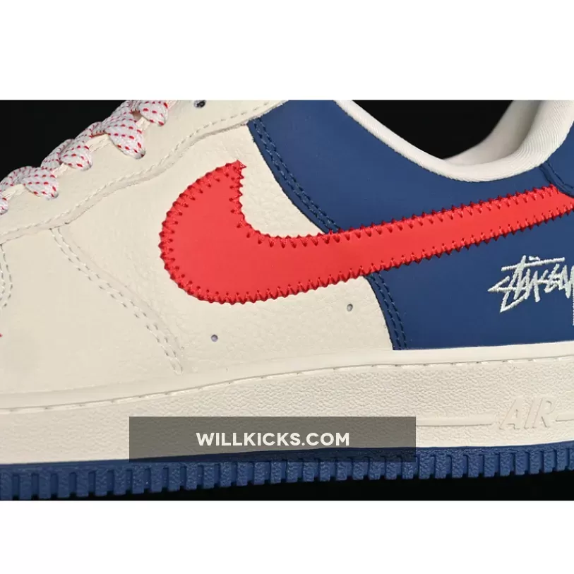 AIR FORCE 1 07 LOW WHITE/RED/BLUE AIR FORCE 1 07 LOW WHITE/RED/BLUE