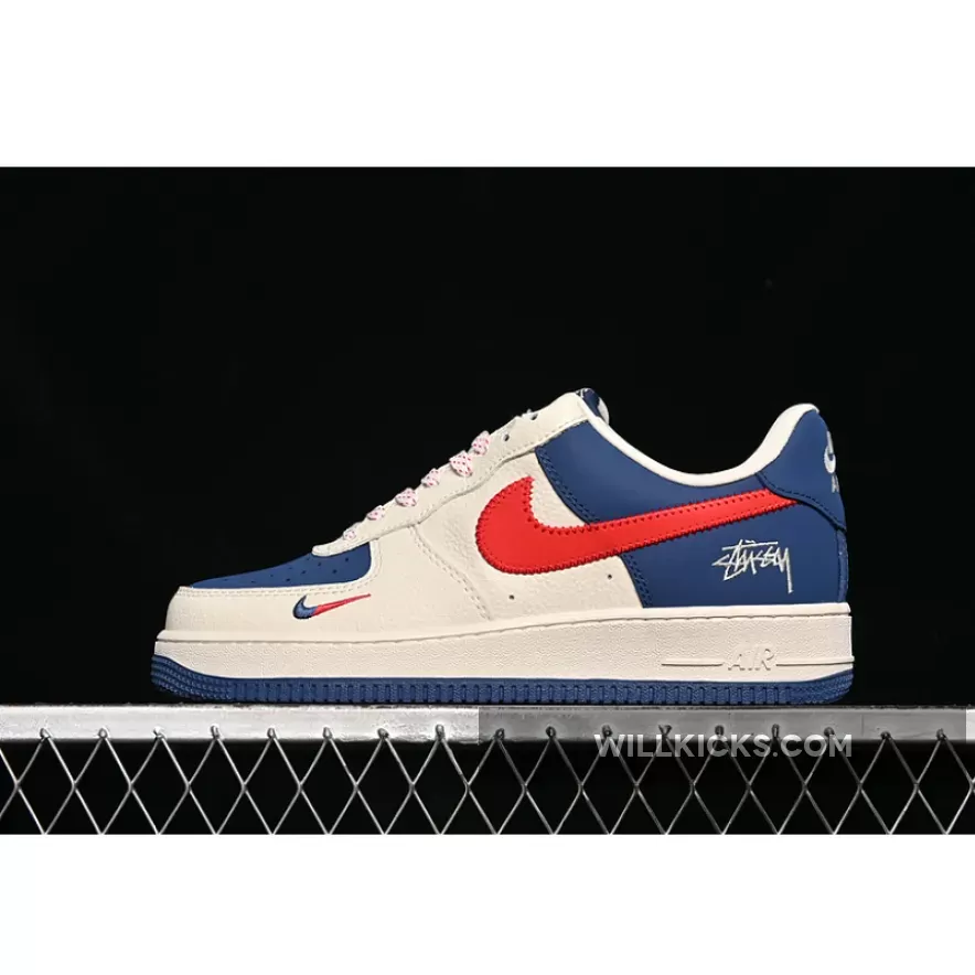 AIR FORCE 1 07 LOW WHITE/RED/BLUE AIR FORCE 1 07 LOW WHITE/RED/BLUE