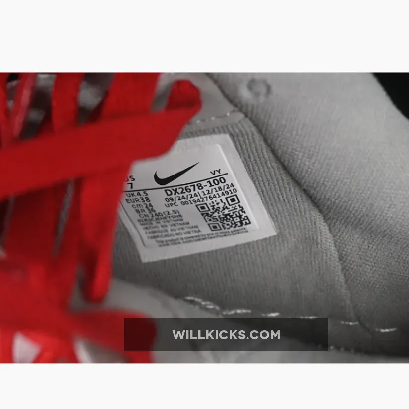 AIR FORCE 1 07 LOW WHITE/YELLOW/RED AIR FORCE 1 07 LOW WHITE/YELLOW/RED