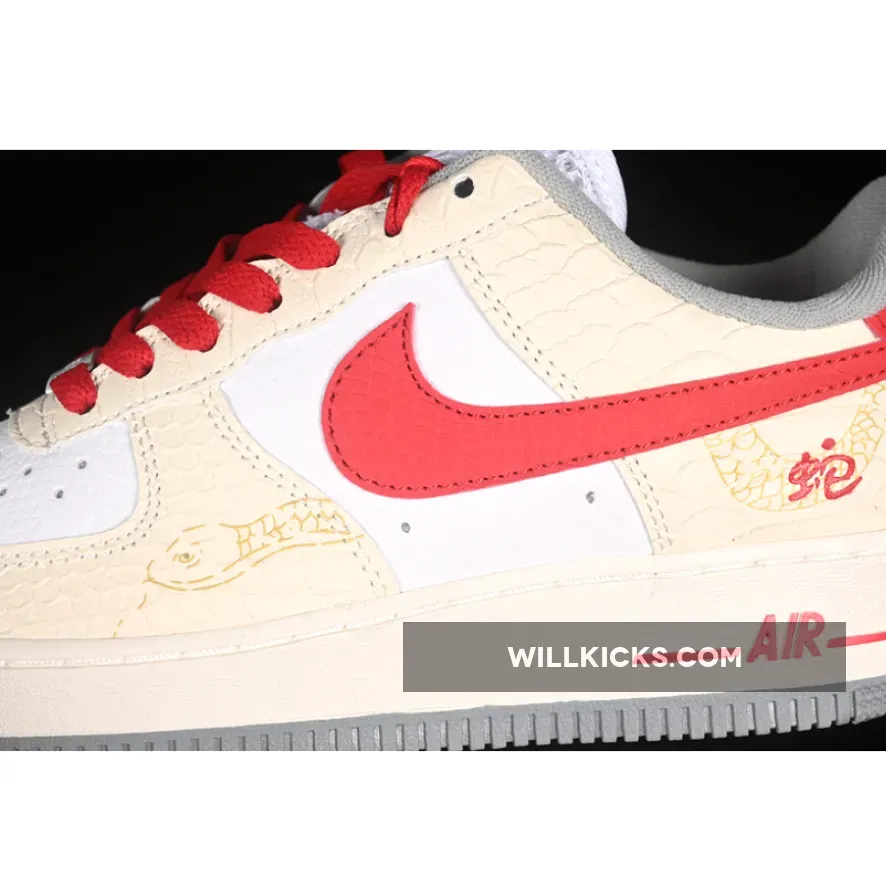 AIR FORCE 1 07 LOW WHITE/YELLOW/RED AIR FORCE 1 07 LOW WHITE/YELLOW/RED