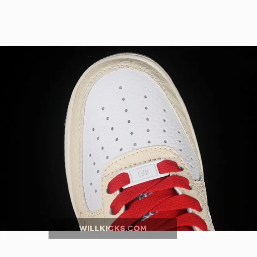 AIR FORCE 1 07 LOW WHITE/YELLOW/RED AIR FORCE 1 07 LOW WHITE/YELLOW/RED