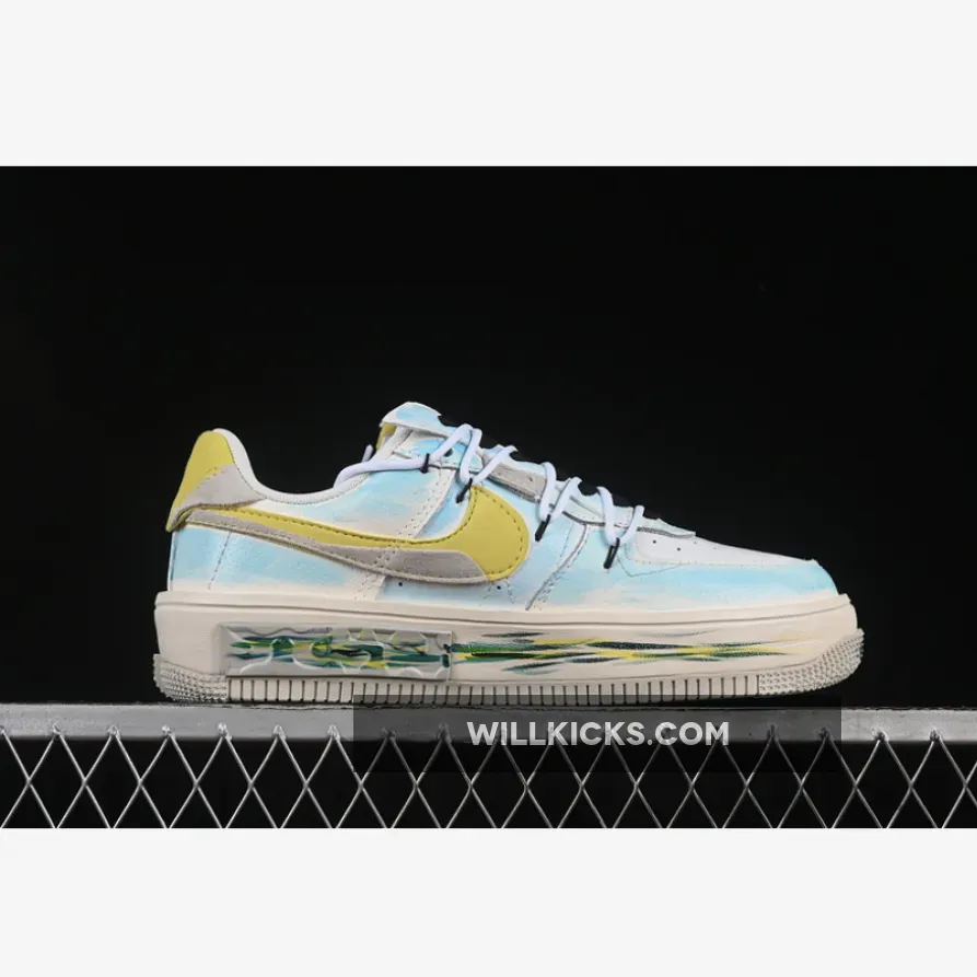 AIR FORCE 1 07 LOW Y B STARS WHITE/YELLOW/BLUE