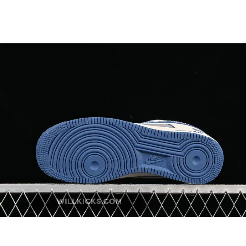 AIR FORCE 1 07 LOW YU7 WHITE/GREY/BLUE AIR FORCE 1 07 LOW YU7 WHITE/GREY/BLUE