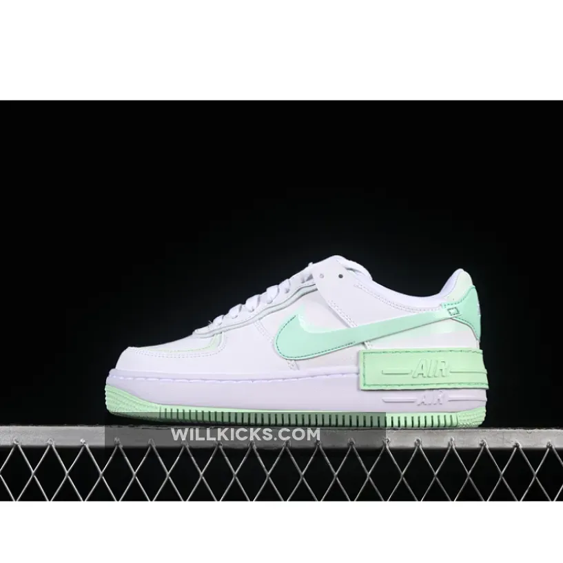 AIR FORCE 1 SHADOW WHITE/BARELY GREEN/MINT FOAM AIR FORCE 1 SHADOW WHITE/BARELY GREEN/MINT FOAM