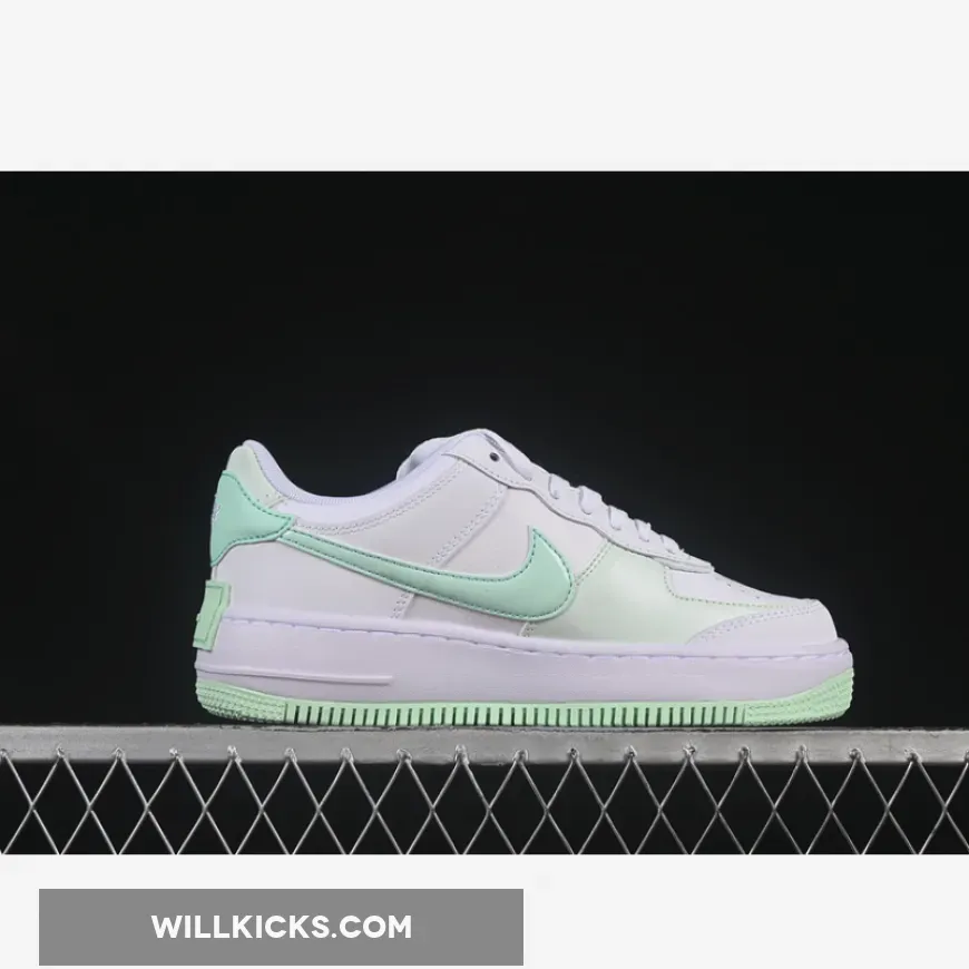 AIR FORCE 1 SHADOW WHITE/BARELY GREEN/MINT FOAM AIR FORCE 1 SHADOW WHITE/BARELY GREEN/MINT FOAM