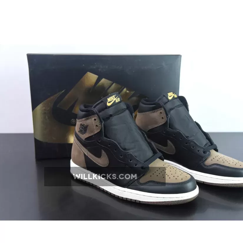 Air Jordan 1 High OG "Palomino" Black/Metallic Gold-Palomino-Sail