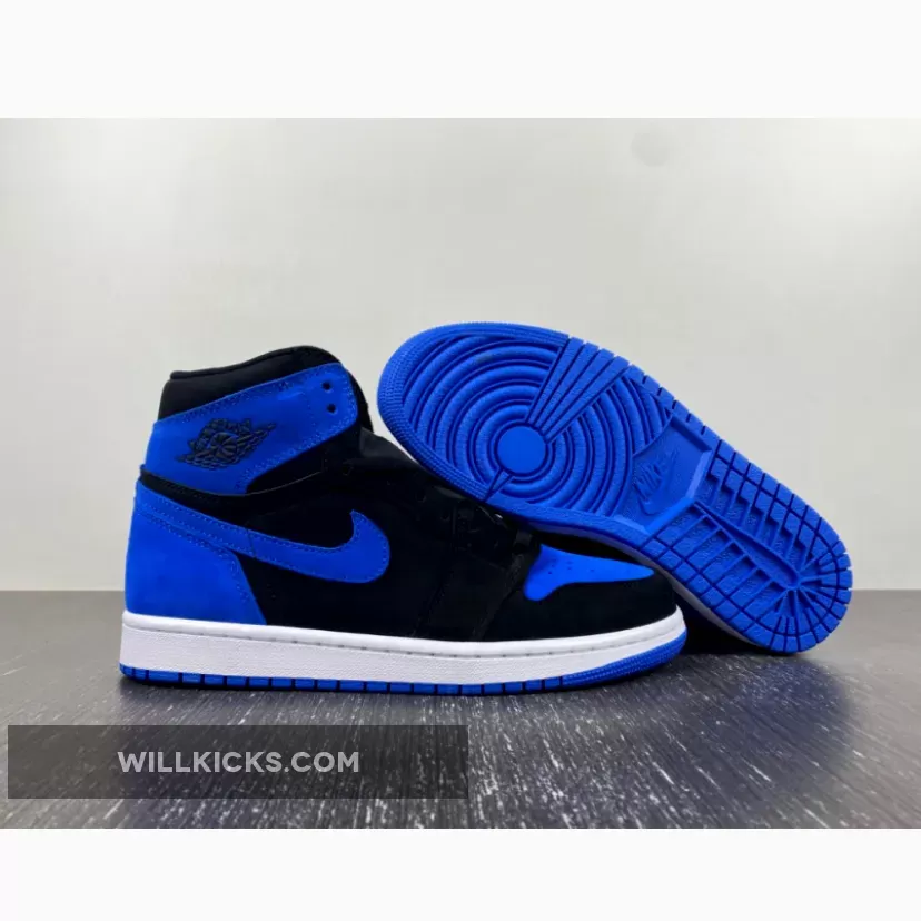 Air Jordan 1 High OG "Royal Reimagined" Black/Royal Blue-White
