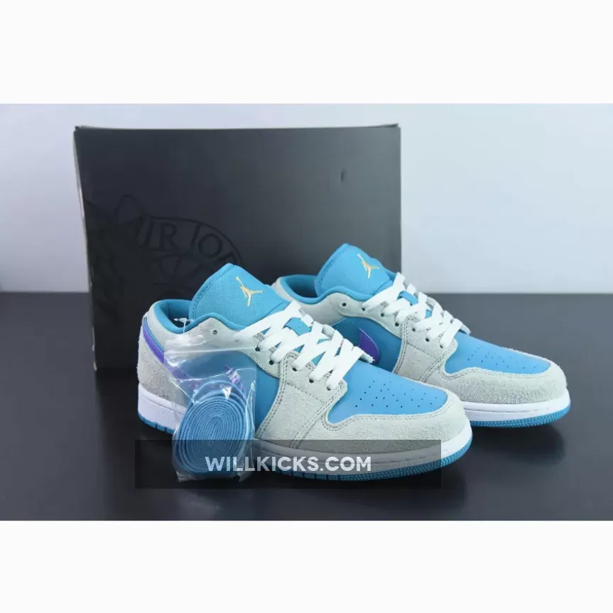 Air Jordan 1 Low Blue Grey Purple