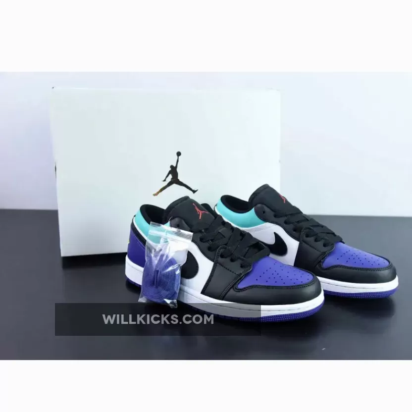 Air Jordan 1 Low Court Purple Tropical Twist