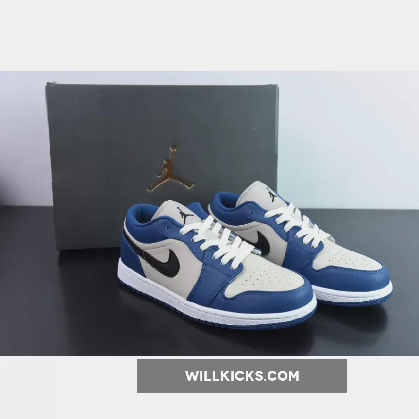 Air Jordan 1 Low Grey Navy