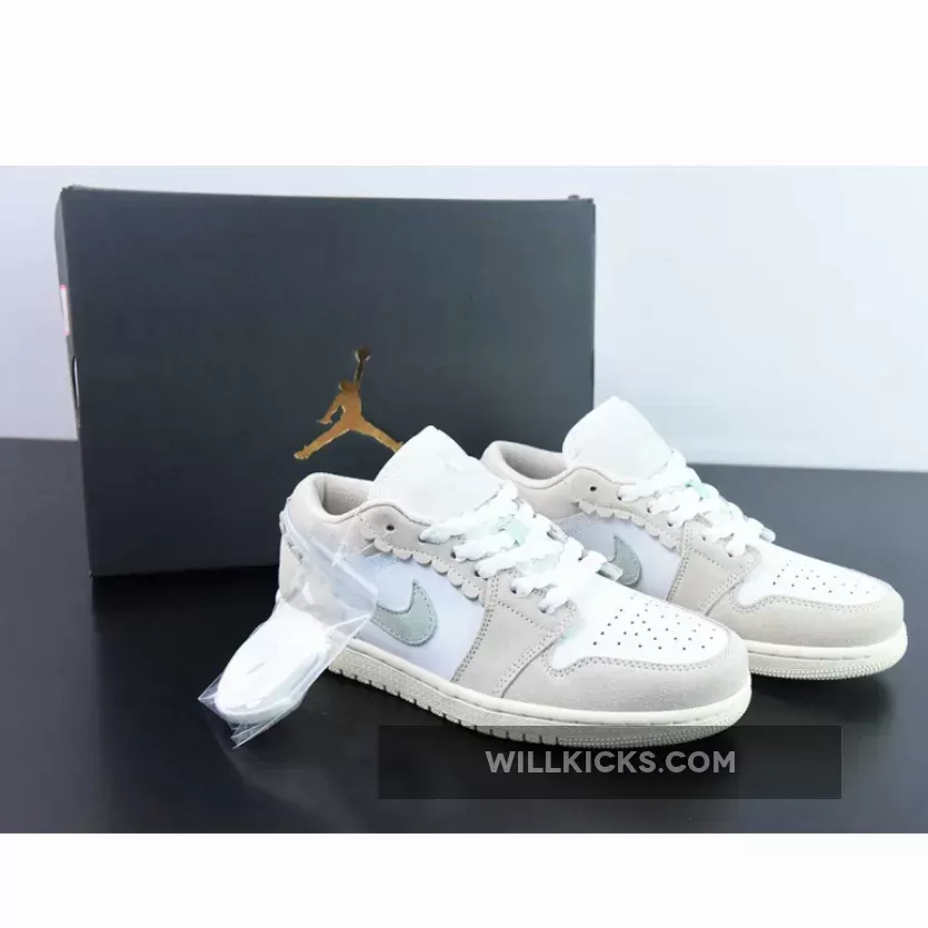 Air Jordan 1 Low Guava Ice/White-Pink Oxford-Jade Ice