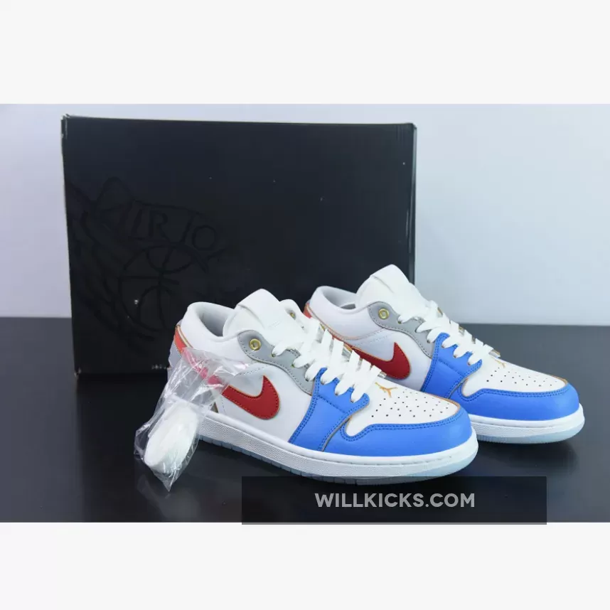 Air Jordan 1 Low "Philippines" White/University Red