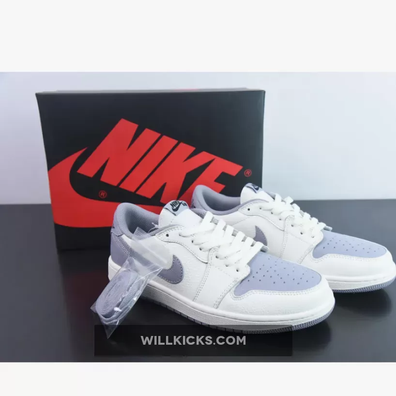 Air Jordan 1 Low Sail/Black-Atmosphere Grey