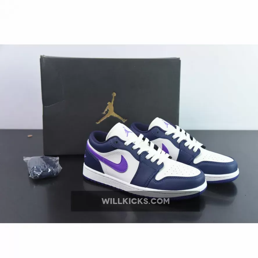 Air Jordan 1 Low Sail Purple