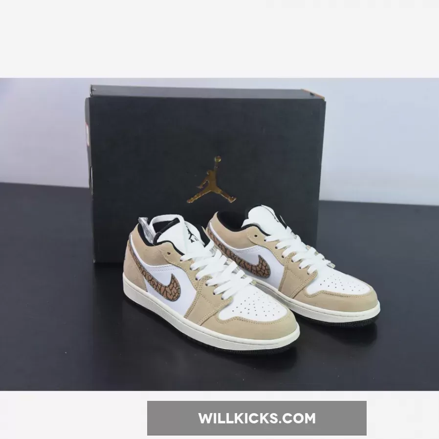 Air Jordan 1 Low SE Brown Elephant