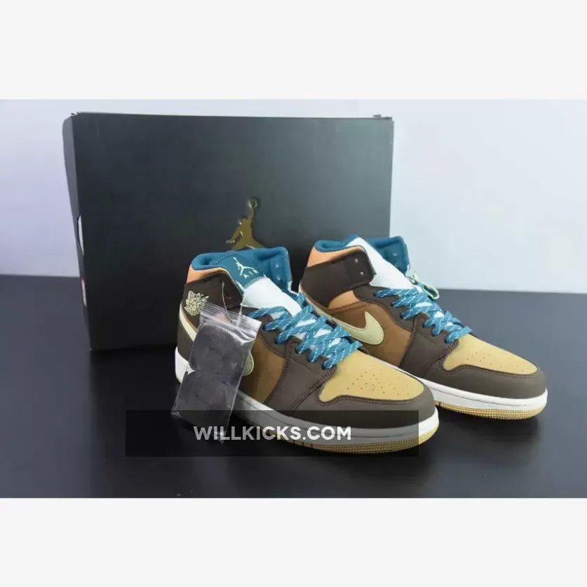 Air Jordan 1 Mid GS Cacao Wow