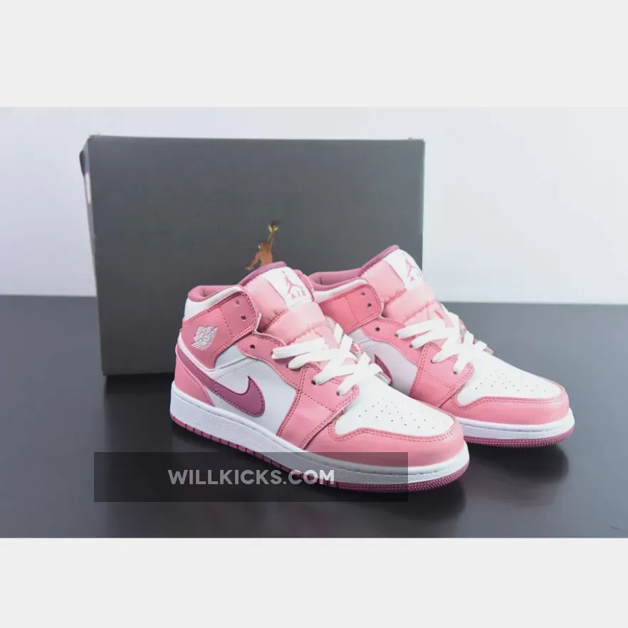 Air Jordan 1 Mid "Valentine’s Day" Pink