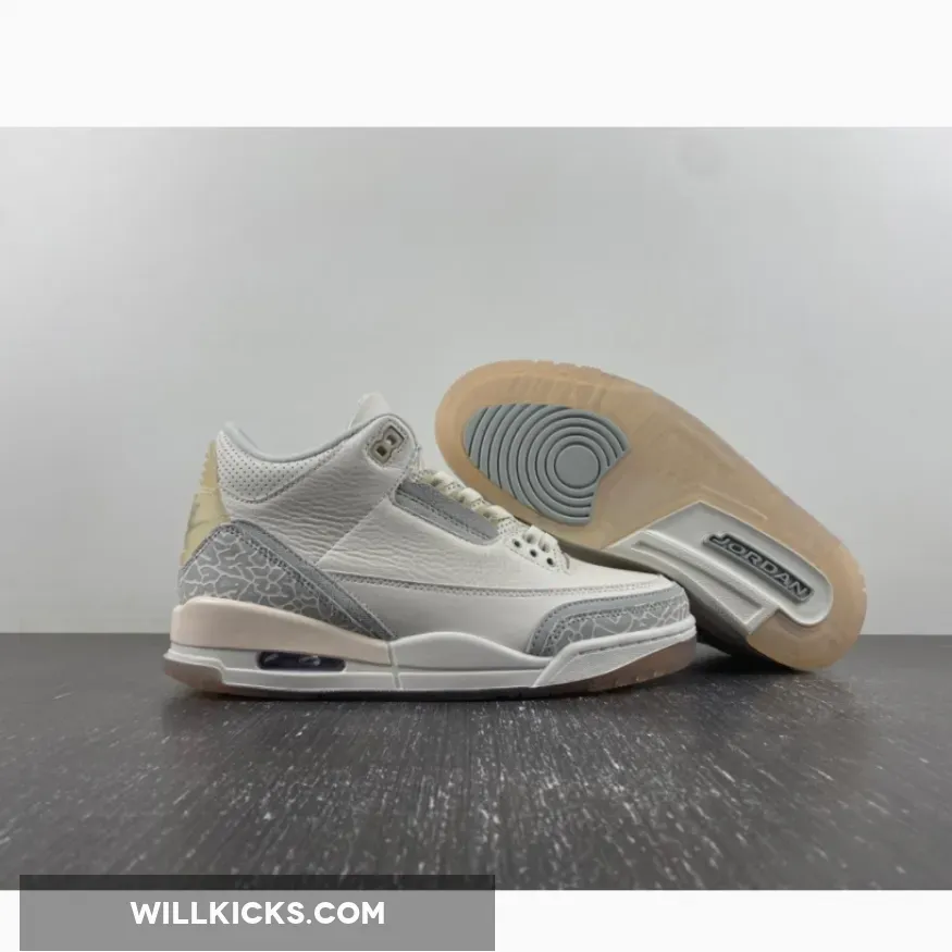 Air Jordan 3 Craft Ivory/Grey Mist-Cream New Arrival