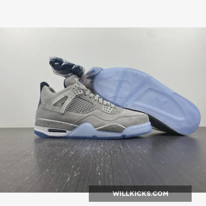Air Jordan 4 Retro Georgetown PE Light Grey