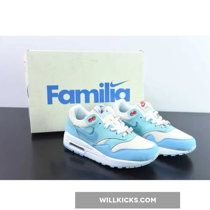 Air Max 1 "Puerto Rico Blue Gale" Off-White / Blue