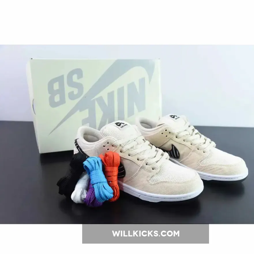 Albino & Preto x Nike SB Dunk Low "Pearl White"