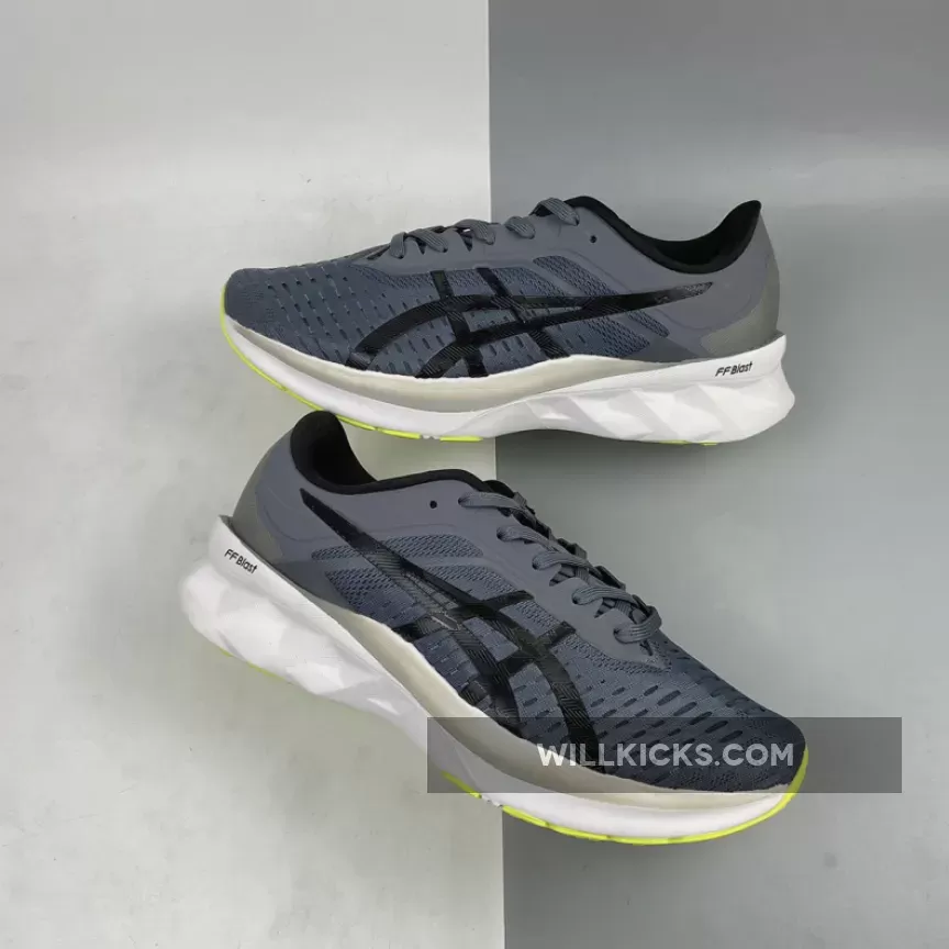 Asics Men’s Novablast Running Shoes Sheet Rock/Black