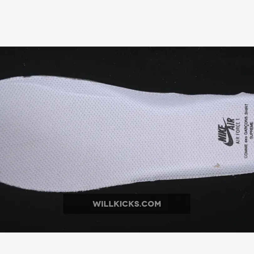 CDG SUPREME AIR FORCE 1 07 LOW COMME DES GARCONS SHIRT WHITE/WHITE/WHITE CDG SUPREME AIR FORCE 1 07 LOW COMME DES GARCONS SHIRT WHITE/WHITE/WHITE