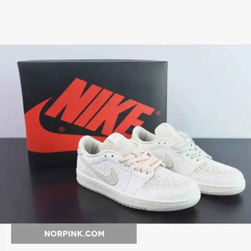 Chris Paul x Air Jordan 1 Low OG "Give Them Flowers" Light Cream